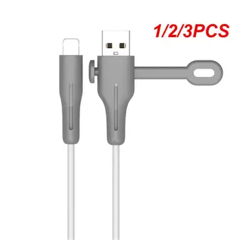 1/2/3PCS кабелен протектор за 12 бързо зареждане 18/20W зарядно устройство протектор за главата USB кабел за данни Линия за защита на ръкава кабел Изображение
