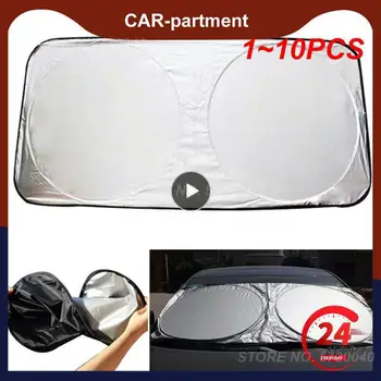 1 ~ 10PCS Слънцезащитен сенник за кола - Блокира UV лъчите Слънцезащитен кожух, сенник, за да запазите автомобила си хладен и без щети Изображение