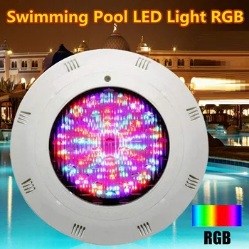 1 Комплект 12V 18W подводни светлини Подводни LED светлини за промяна на цвета RGB IP68 с дистанционно управление (18W) Изображение