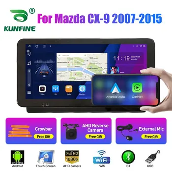 10.33 инчов автомобил радио за Mazda CX-9 2007-2015 2Din Android окта ядро кола стерео DVD GPS навигационен плейър QLED екран Carplay Изображение