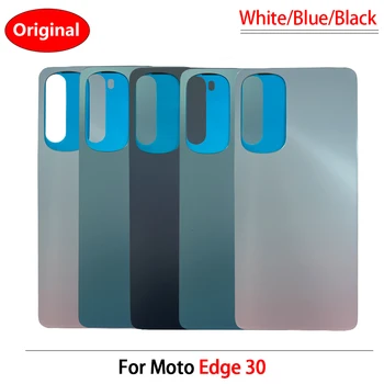 10 бр. Заден стъклен капак за Moto E32 E40 Edge 20 Pro Edge 30 ack врата подмяна батерия случай заден корпус Изображение