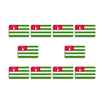 10 бр/лот Абхазия флаг брошка национален флаг щифт за раници шапка чанта дрехи патриотична значка Изображение