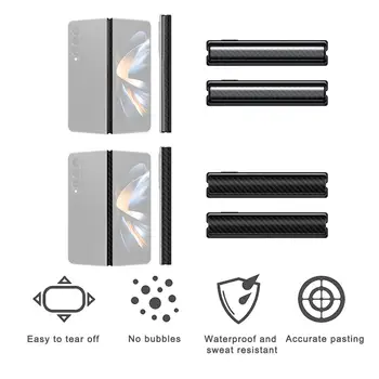 1Pc за Samsung ZFOLD5 ос филм въглеродни влакна модел в вал монтаж панта филм монтаж вал филм страна въглеродни влакна Pa Q0Z1 Изображение