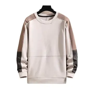 2023 Мъжки ежедневни суитчъри с качулка мъже Harajuku Streetwear пуловер мъжки пачуърк хлабав O-образно деколте мода хип-хоп качулки Изображение