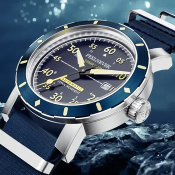 2023 Нов мъжки часовник Автоматичен механичен ръчен часовник Sapphire Diver Watch 500M Водоустойчив Гмуркане Спортни часовници Мъже Reloj Hombre Изображение