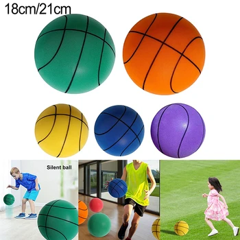 2023 Нов подскачащ ням топка Вътрешен безшумен Skip топка детска площадка скача баскетбол обучение Детски спортове играчка игри Изображение