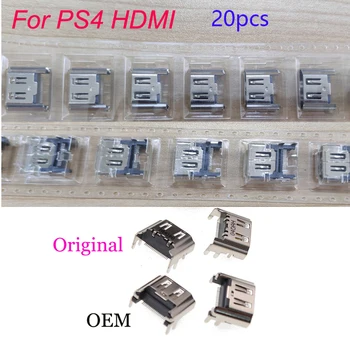 20pcs оригинален нов за Playstation 4 HDMI порт гнездо интерфейс конектор слот за PlayStation 4 за PS4 мазнини HDMI порт гнездо Изображение
