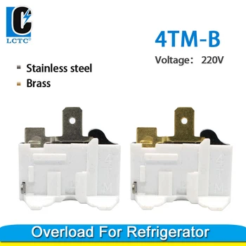 220V 110V 4TM-B месинг хладилник и климатик претоварване протектор реле хладилник резервни части Изображение