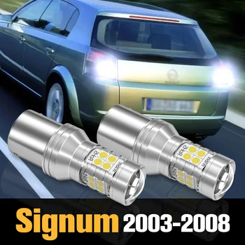 2pcs Canbus LED обратна светлина резервна лампа аксесоари за Opel Signum 2003-2008 2004 2005 2006 2007 Изображение