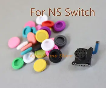 300pcs / партида за NS превключвател Lite 3D джойстик аналогов стик палеца дръжка капачка капак за Nintend превключвател NS Joy con Изображение