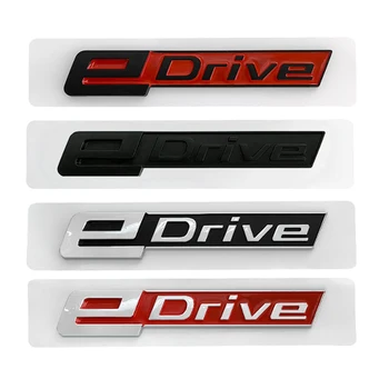 3d ABS лепило червено черно e Drive лого Edrive емблема кола багажник значка Decal за BMW i4 320 G30 G20 Edrive стикер аксесоари Изображение