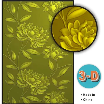 3d релефна папка - красиви цветя Изображение