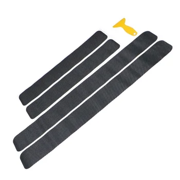 4pcs стикер против надраскване 60 * 6.8 * 2cm черен висококачествени капаци за задни прагове автомобилни екстериорни части високо качество Изображение