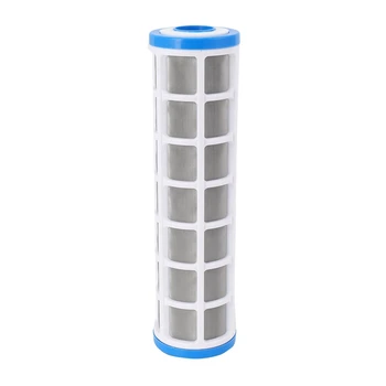 4X 10 инчов филтър от неръждаема стомана с телени мрежи Пречиствател на вода Предфилтър за предотвратяване на мащаба Изображение