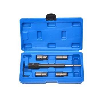 5 парче инжектор за сурово масло Комплект инструменти за отстраняване на резачки за отстраняване на седалки за Delphi Bosch BMW Merc CRD PSA Ford Fiat Peugeot Изображение