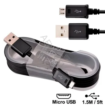 50pcs 1.5M 5FT бързо бързо зареждане Micro 5Pin USB кабел оригинално качество кабели тел за Samsung S6 S7 край бележка 2 4 htc lg Изображение