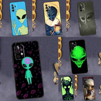 Alien Kawaii Art За Samsung Galaxy A53 A33 A13 A52 A32 A12 A50 A31 A51 A71 A52S A54 A34 A24 A14 телефон случай Изображение