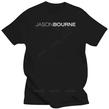 Beach man tee shirt fashion print tees Jason Bourne You Know His Name Is Tshirt Size Medium Movie Promo male t-shirts tops Изображение