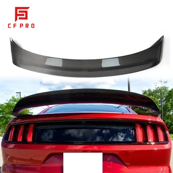 Carbon Fiber Rear Trunk Spoiler Tail Wing For Ford Mustang GT500 Car Wing Lip Tail Trunk Spoilers Auto Accessories Изображение