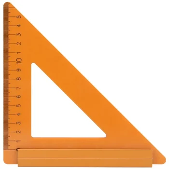 Cordboard Square Ruler Woodworking Square Foot Голям триъгълник 90 градуса квадратна линийка Резервни инструменти за декорация Изображение