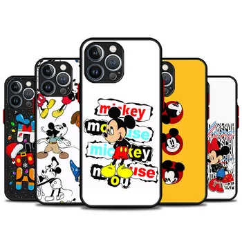 Disney Мики Мини Маус Калъф за телефон за Redmi Note 9 11 12 13 5G 10 Pro 11S 12S 11 Pro 10S 12 Pro удароустойчиви калъфи Изображение
