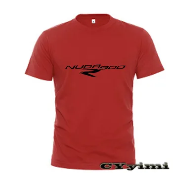 For Nuda 900/R T Shirt Men New LOGO T-shirt 100% Cotton Summer Short Sleeve Round Neck Tees Male Изображение