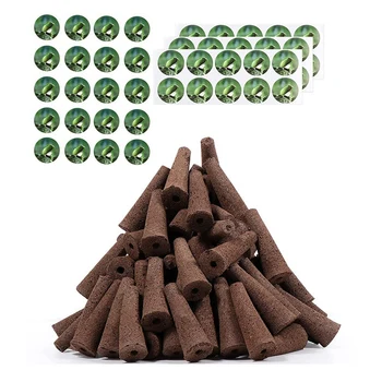 Grow гъби, 100 пакет хидропонни шушулки & 50 семена шушулка етикети аксесоар за Aerogarden Изображение