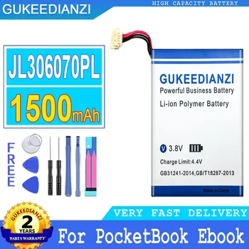 GUKEEDIANZI Батерия JL306070PL за PocketBook, Ebook цифрова батерия, 1500mAh Изображение
