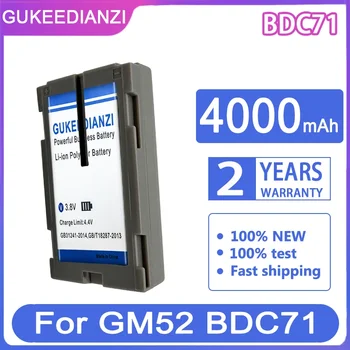 GUKEEDIANZI Резервна батерия 4000mAh За BDC71 GM52 Total Station 7.2V Digital Bateria Изображение