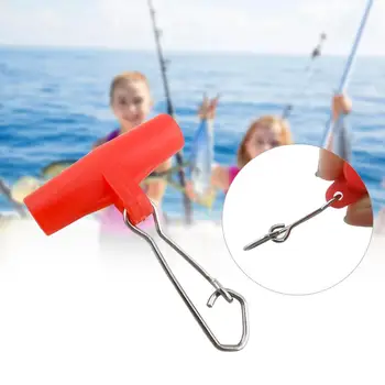 Hook Portable 10Pcs Tool 10Pcs / Set Риболов Sinker Slip Clips Риболовна линия Sinker Slides Slider Snap аксесоар за плитка риболов Изображение