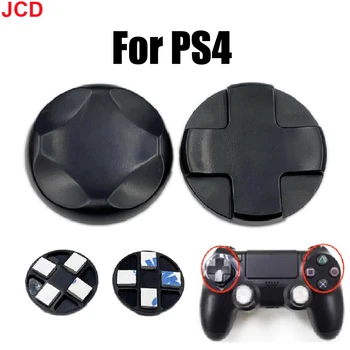 JCD 1pair За PS4 Game Handle контролер Кръгли кръстосани клавиши ABXY функционален клавиш Повдигнати бутони Залепени Заменени части за ремонт Изображение