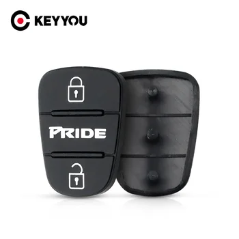 KEYYOU Remote Car Key Shell Case Button Pad за Kia Hyundai Изображение