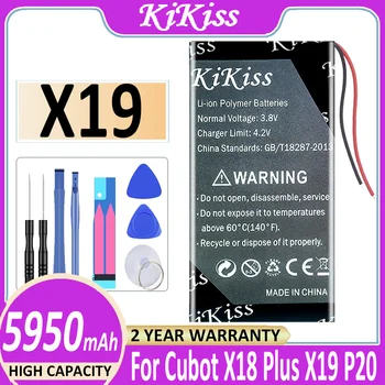KiKiss батерия 5950mAh за Cubot X19 Cubot P20 Bateria Изображение