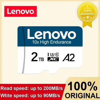 Lenovo Flash Memory Card 2TB 128GB Class 10 TF Card 1TB V60 SD Card 512GB Високоскоростна Micro TF SD карта 256GB За Nintendo Switch Изображение
