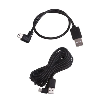 Mini USB кабел USB2.0 мъжки към MiniUSB 5Pin мъжки конвертор адаптер за MP3 плейъри, цифрови фотоапарати D46B Изображение