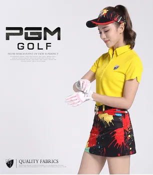 PGM голф облекло Дамски тениски с къс ръкав Слънцезащитно облекло Спортни върхове ново Изображение