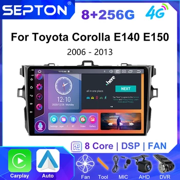 SEPTON 2din автомобилно стерео радио за Toyota Corolla E140 E150 2006-2012 9