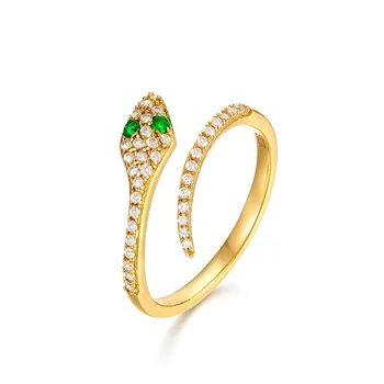 SPR7 пръстен за мъниста за жени мода геометричен златен цвят пръст пръстен модерен подарък бижута Изображение