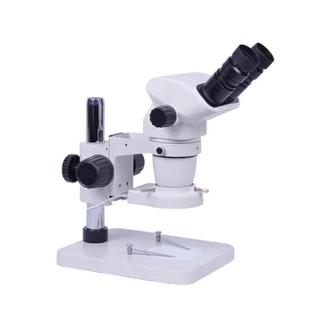 Szm6745 Индустриален бинокулярен стерео микроскоп 6.7-45 пъти непрекъснато удвояване Изображение