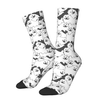 UNDERTALE Досадно куче Догго Унисекс зимни чорапи Бягане Щастливи чорапи Уличен стил Луд чорап Изображение