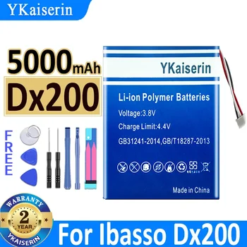 YKaiserin 5000mAh DX200 батерия за Ibasso Dx200 плейър батерия с голям капацитет Изображение