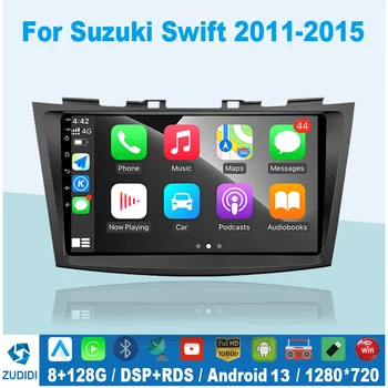 Автомобилен радио мултимедиен плейър за Suzuki Swift 4 2011 2012 2013 2014 2015 Octa Core Android Auto GPS навигация стерео DSP Изображение