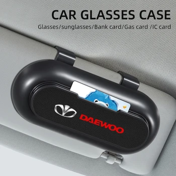 Автомобилна сенника за очила Организатор на калъф за очила Държач за кутия за съхранение на очила Сенник за кола за Daewoo Espero Nexia Matiz Lanos Изображение