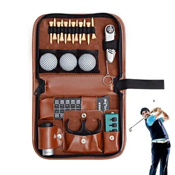 Водоустойчива чанта за топка за голф, калъф за ръкавици за голф, аксесоари за пътуване с кутийка за мъже и жени Изображение