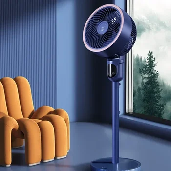 въздух циркулационна помпа домакински вентилатор десктоп малка разклащаща глава етаж вентилатор дистанционно управление ням силен TT Ventiladores Изображение