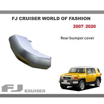 За 2007-2022 Toyota FJ Cruiser, чифт капачки на задната ъглова броня, ABS материал защитно покритие на задната броня Изображение