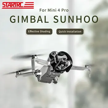 За DJI Mini 4 Pro Drone кардан камера Sunhood ефективна защита от засенчване против отблясъци сенник защитна капачка полет аксесоар Изображение