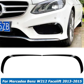 За Mercedes Benz E-Class W212 Facelift E63 AMG 2013-2015 Предна броня сплитер Canards Air Vent Trim стикер Аксесоари за кола Изображение