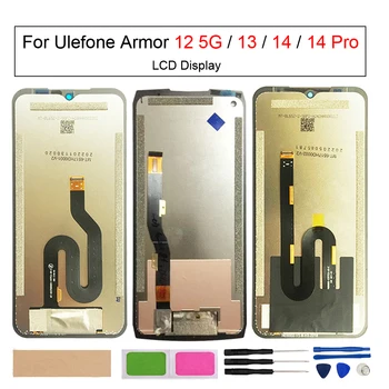 За Ulefone Power Armor 14 Pro/13/12 Екран За Ulefone Armor 12 5G LCD дисплей + сензорен екран Дигитайзер Монтаж Замяна Изображение