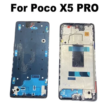 За Xiaomi Poco X5 Pro средна рамка LCD предна рамка жилища панел подмяна Изображение